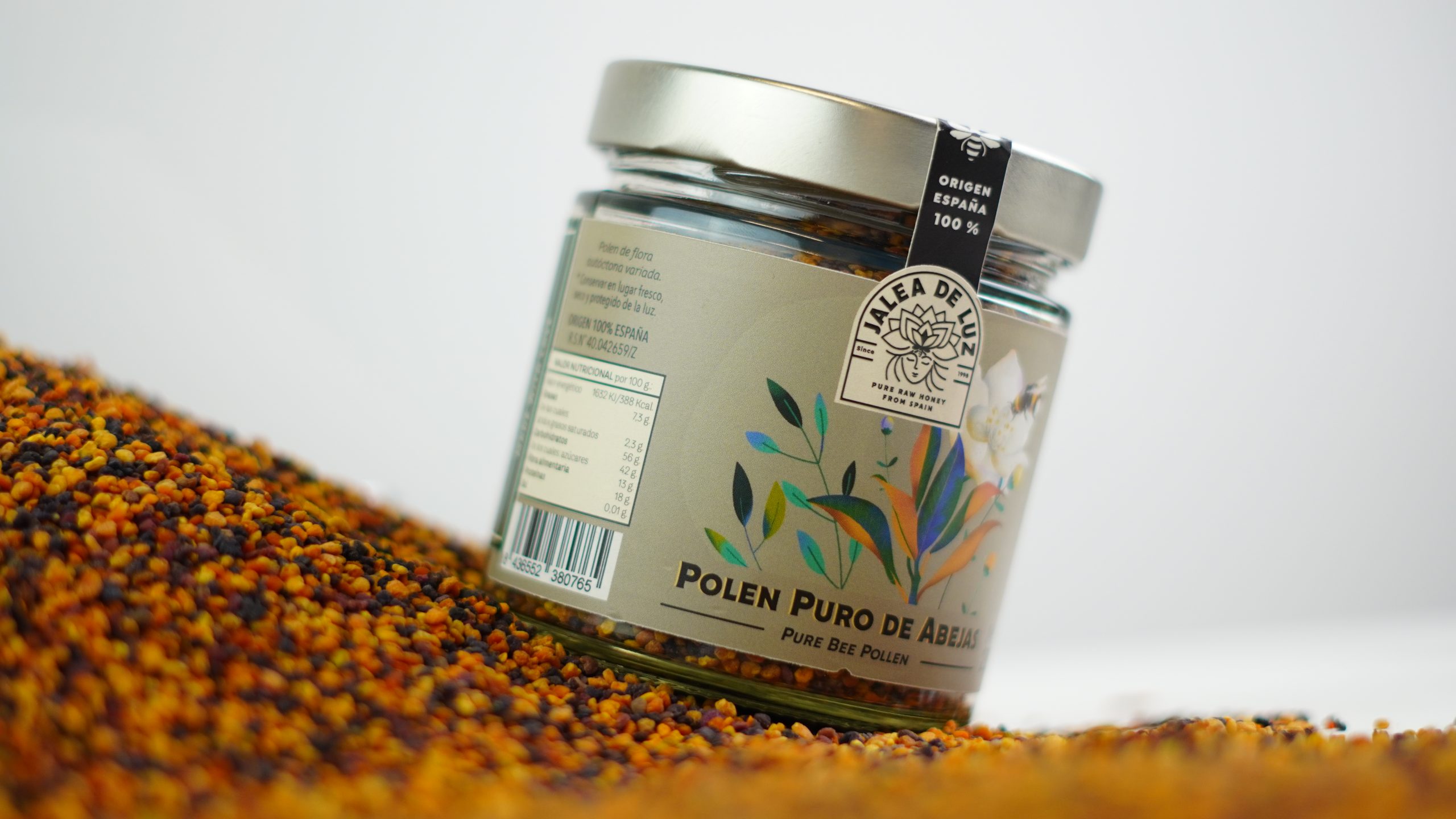 Composición de producto con miel y polen